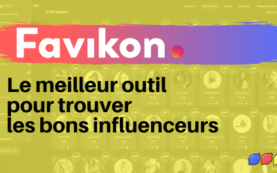 Comment trouver des influenceurs Instagram avec l’outil Favikon ?