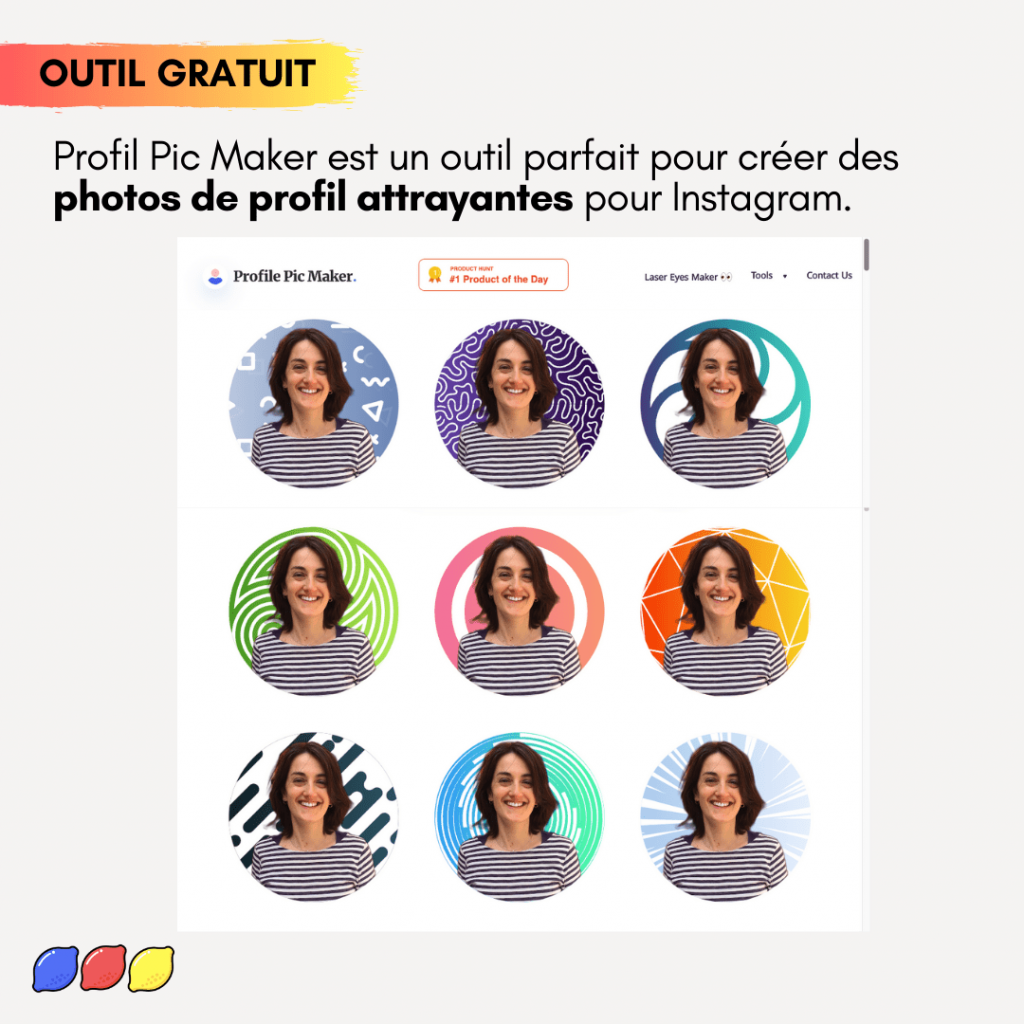 outil pour belles photos de profil instagram