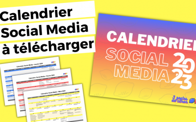 Calendrier Social Media 2023 : 550 idées de contenus à télécharger