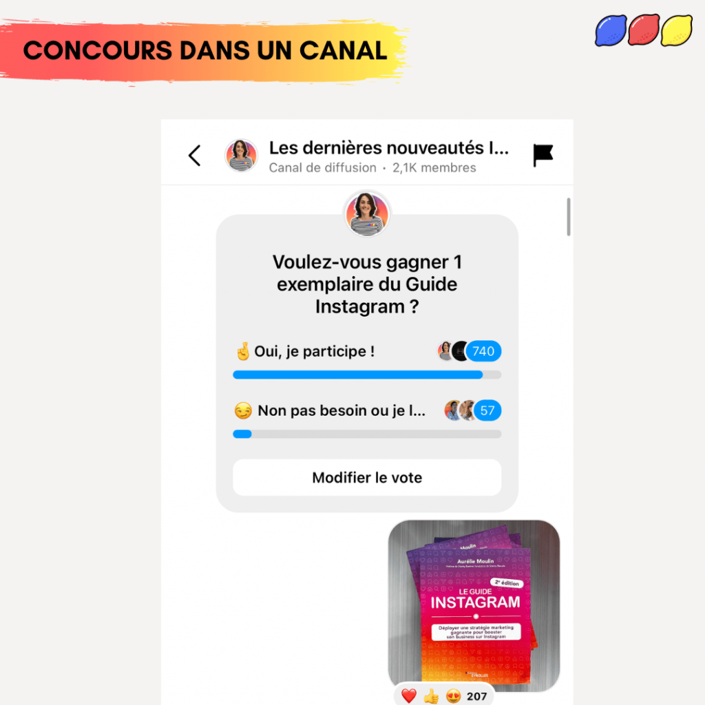 faire un jeu concours dans son canal